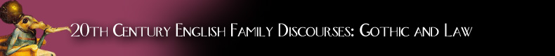 20th Century English Family Discourses: Gothic and Law